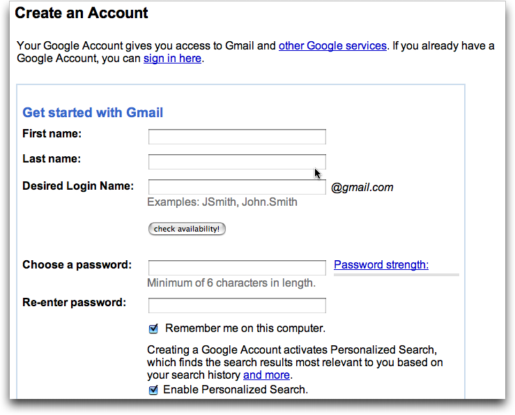 How To Set Up Gmail Account