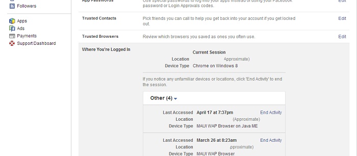 Conduct a diagnosis on your account