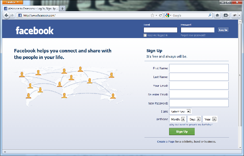 Log into your account